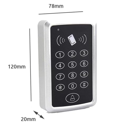 Door-Access-Control-Keypad-Stand-Alone-Password-RFID-Reader5PCS-Keyfob-Keychain-for-Entry-Home-Security-Access-Controller