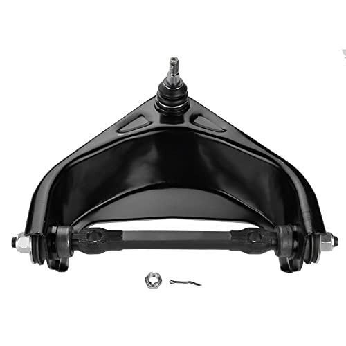 Image of Detroit Axle - RWD Front Upper Control Arms w /Ball Joints + Outer Tie Rod Ends Replacement for 1994-1999 Dodge Ram 1500 2500 3500