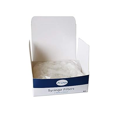 20 Stücke Spritzenfilter Sterile Hydrophile PTFE-Membranen mit 25 mm Durchmesser und 0,22 um Porengröße, HPLC- und GC-Nadelfilter, Laborfiltration mit hohem Durchsatz