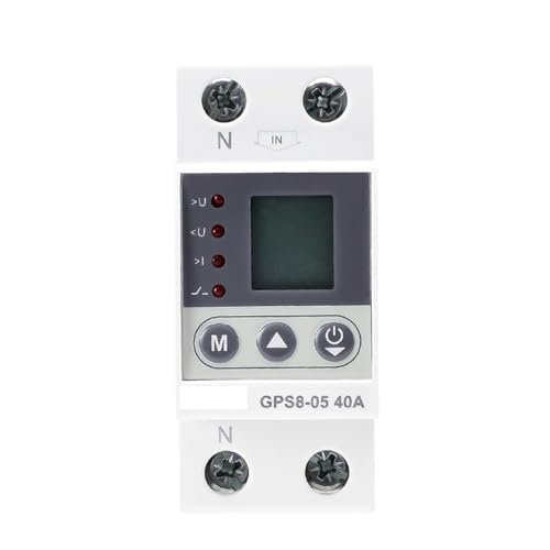 Appareil de mesure de courant et tension CA 220V 80A avec écran LCD GPS8-05