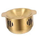HOLIDYOYO 1 Set Warmhalteofen Suppentopf Meeresfrüchte Rindfleisch Brattopf Dekorativer Kochtopf Alltagspfanne Camping Lebensmitteltopf Stil Trockentopf Haushaltspfanne