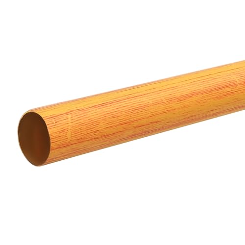 Image of FAPBADRI Curtain Rod /Pipe Heavy Quality Mild Steel for Home /office door, window, shower, 1 inch diameter (25mm), Color - Pine Wood, Length - 60 inches (5 feet), 1 Pipe