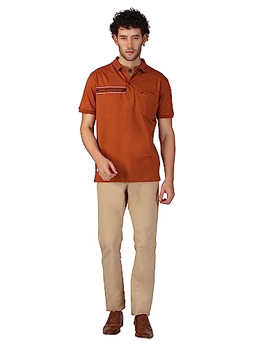 Image of PRORIDERS Half Sleeve Cotton Lycra Regular Fit Men's Polo with Snap Button and Pocket for Casual wear T-Shirt