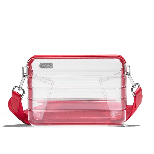 Image of Away Stadium Bag, Stadium-Approved Clear Purse & Crossbody Bag | Clear Stadium Bag for Concerts, Festivals and Sports Events, Compact 5 inch x 3 inch x 7 inch Crossbody Design