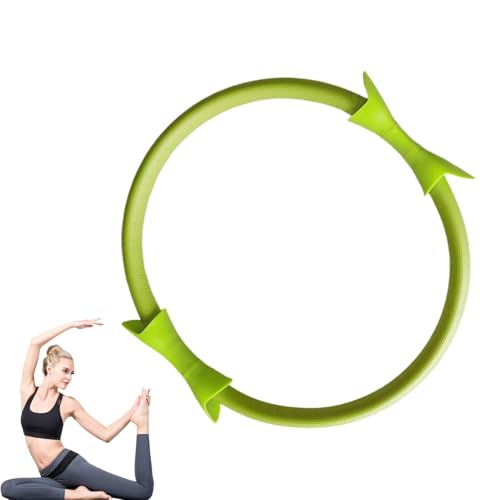 Círculo de pilates - Anillo de pilates mágico | Anillo de pilates ligero | aro de pilates de fitness de 14.96 pulgadas | Ejercicio de doble agarre | Accesorios de yoga tonificantes para muslos y