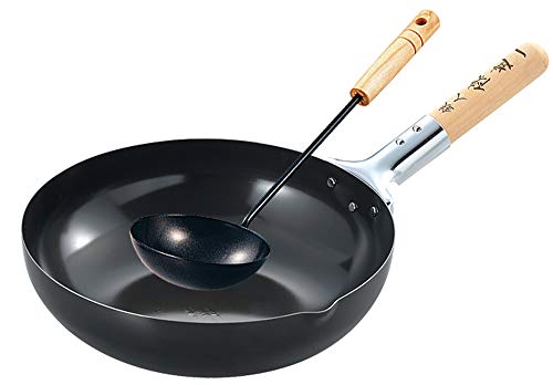陳 建一 IH200V対応 北京鍋 28cm (お玉付) CK-322R