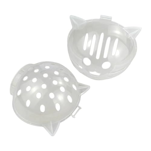 Bozal para Gatos para Aseo - Cubierta para la Cabeza Transparente Transpirable - Capucha para Gatos - para Entrenamiento de Comportamiento en la Ducha Prevención de Mordeduras Viajes Perros pequeños B