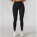 WEYI High Waist Yoga Pants, Fashionable Pure Color Workout Pants Breathable Hip Lift for Running Fitness (S)