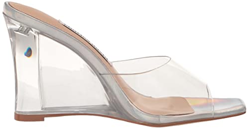 Charles David Women's Espy Wedge Sandal, Clear, 5.5 #TOP5