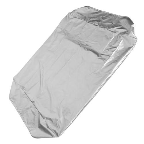 Toddmomy cubierta de búnker Piscina salvadera mesa de arena pozo de arena y agua foso de arena cubierta protectora cubierta de pozo de arena dosel de caja de arena tela Oxford 420d Silver