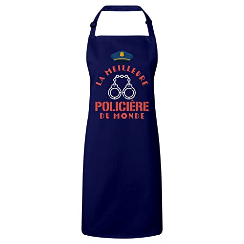 Tablier de cuisine pour policière cadeau gendarmerie justice