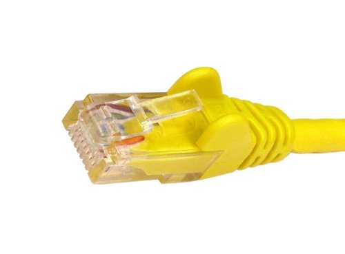 World of Data 2m amarillo premium cat5e (mejorada) cable de red - ethernet - lan - patch - internet - banda ancha - modem router - hub - -10/100