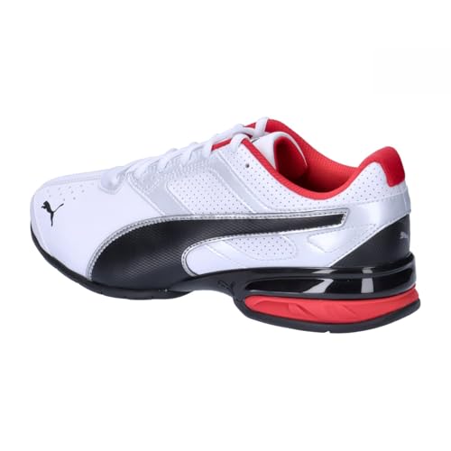 PUMA Men's Technical Sport Competition Running Shoes, White Black Silver, 133