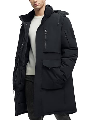 Winter Coats For Men Winter Jackets Water Resistant Warm Thicken Parka Puffer Coat Long Down Jacket2