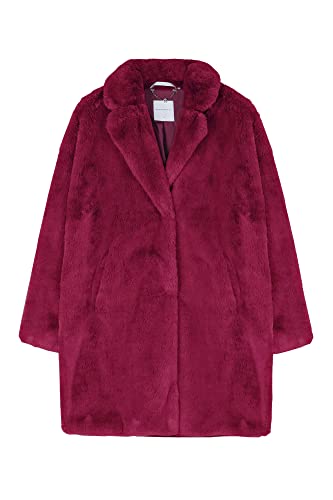 Rino & Pelle Damen Joela Kunstfell Mantel, Anemone, 38