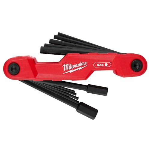 11-Key Electricians Folding Hex Key Set - SAE