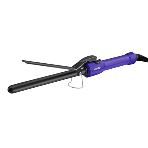IKONIC Curl Me Up- 19mm Hair Curler Purple with Ceramic Barrel, Heat Ready Indicator, Comfortable Rubber Grip, Safety Stand and Salon Length Swivel Cord for quick Salon like finish