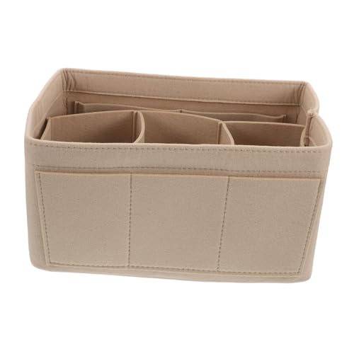 NOLITOY Felt Tote Bag Organizer Insert Multipurpose Purse Holder for Makeup and Storage Durable Craftsmanship with Versatile Design for Everyday Use