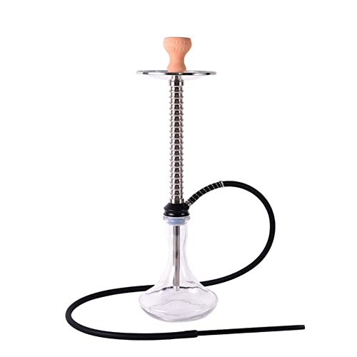 YYMMHH Bar Household Arabian Shisha 71CM Große Einrohr-Mittelstab-Gasglasplatte Shisha, für Brakah Shisha Stickhah… – Bild 6
