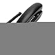 Schnurgebundenes Telefon, Platzsparender Desktop/Festnetztelefon zur Wandmontage für das Home-Office-Hotel(Schwarz)