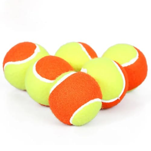 Image of GIRLYZ Attire Cricket Ball Light Weight | Made for Cricket Training | Tennis Training, (Two Shade Rubber Ball(Pack of 3 Ball))