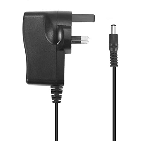 BLUCO AC DC Adapter, CE Certificated 12V 2A Power Adapter Switching Power Supply Transformer with DC Jack 5.5x2.5mm,3 Meter Cord for CCTV Camera,Router,Led Strip light,Security Camera,Monitor,Black Cover