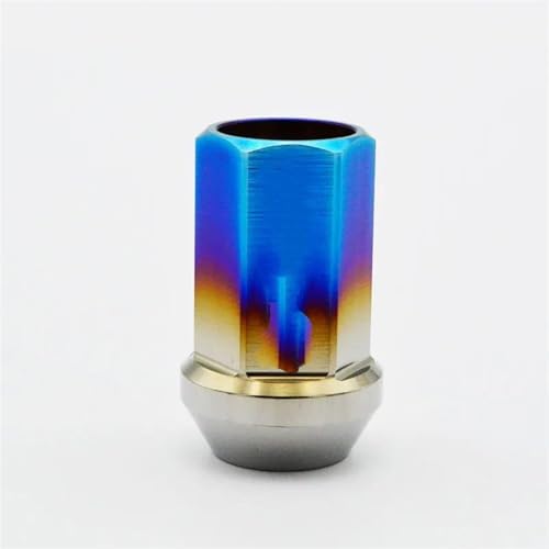 Pernos de Rueda Lamborghini M14x1.5x45mm y Tuercas con Asientos Cónicos Azules de 5 Piezas