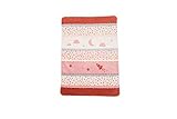 David Fussenegger 01537470 Kuschelige Baby- und Kinderdecke, orange, 300 g, 75 x 100 cm