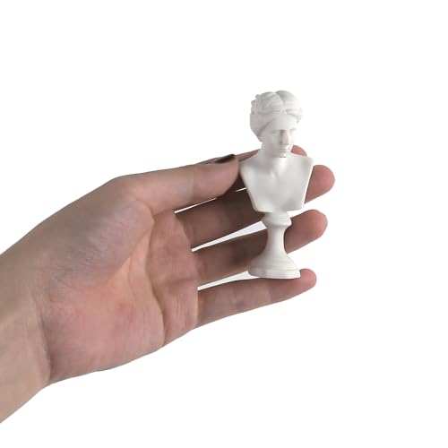 Set de 4 Mini Estatuas Griegas Decorativas de Resina miniatura 3