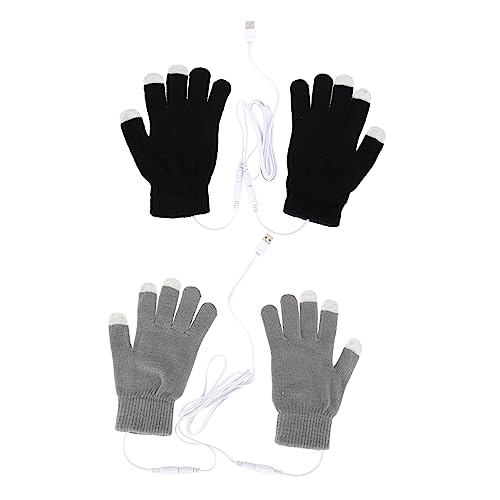Guantes USB calefactables para evitar manos frías usando el móvil en exteriores