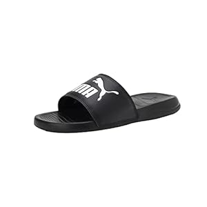 Puma Unisex-Adult Popcat 20 RES Black-Black-White Slipper – 8UK (39126201)