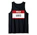 Etiqueta de nombre Jarred, Hola mi nombre es Jarred Camiseta sin Mangas