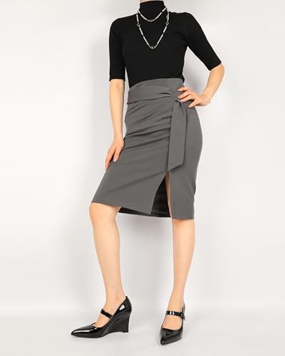 Joseywade Womens Mary Jane Heels Wedge Pumps Closed Toe High Heels Adjustable Ankle Strap Shoes2