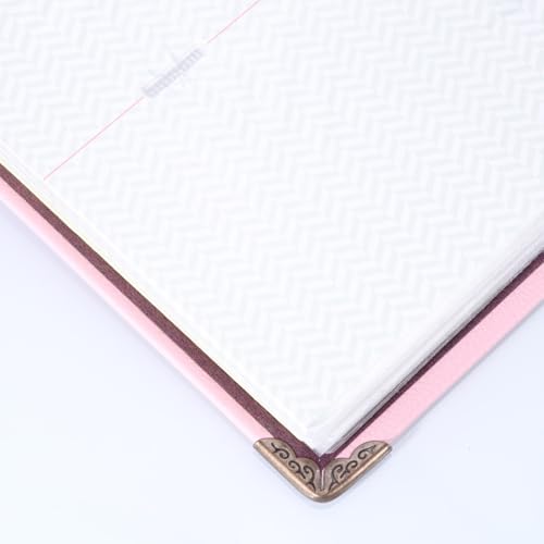 Libro en papel rosa para organizar fotos y billetes de cine SOIMISS en el hogar 3