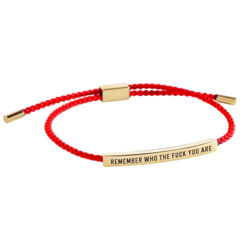 Mint & Lily Bold Remember Who the Fck You Are Inspire Bracelet
