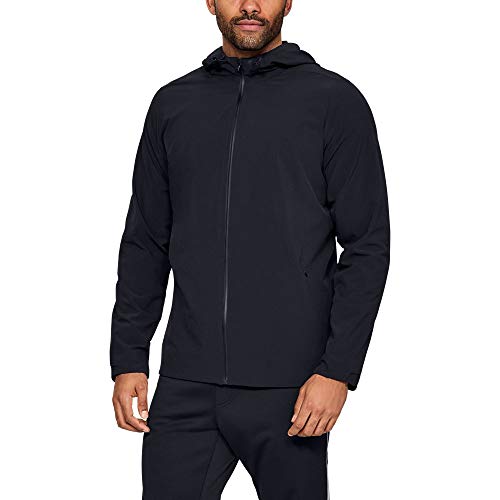 Under Armour Men's Recovery Sportswear Commuter Jacket, Black (001)/Black, X-Large