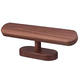 Beavorty Organizador de Relojes y Joyas de Madera Marrón Textura Delicada y Superficie Suave para Exhibición y Almacenamiento Sencillo en Escritorio
