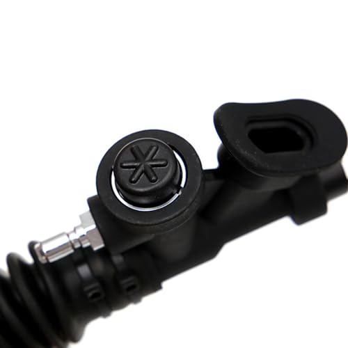Diving BCD Pipe Rubber Wear Resistant Nut Loop Tie Elbow Flexible Diver BCD Airway Inflation Deflation Diving Inflator Hose2
