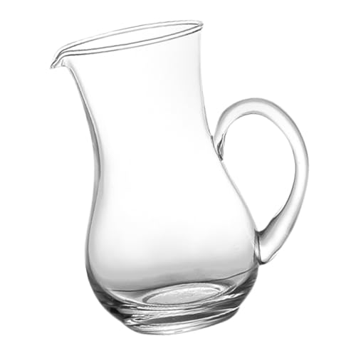 FUNOMOCYA Wine Dispenser Decanter Handled Decanter Drink Rectangular Cake Tray with Lid Red Wine Fish Tank Tube Adapter Creamer Pourer Carafe Bourbon Decanter Coffee Creamers Glass