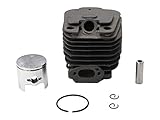  SECURA Piston et cylindres Ø39mm compatible avec AL-KO BKS 3835 Tronçonneus