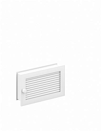 Preisvergleich Produktbild CB Warmluftgitter 20x15m , weiß, putzbündig