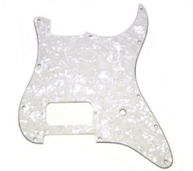 3 Ply White For Fender Double Fat HH Strat Humbucker Style