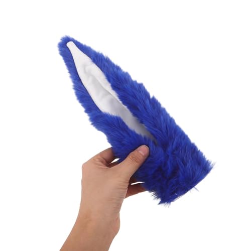 Orejas de Conejo para Casco de Moto y Scooter Decoración Azul Oscuro para Ruta Urbana 3