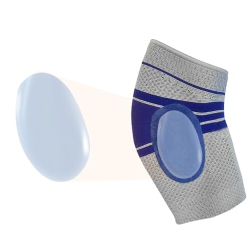 Healeved Joint Protection Elbow Sleeve Sports Compression Pads for Men Women Size l Grey Elbow Pads for Fitness