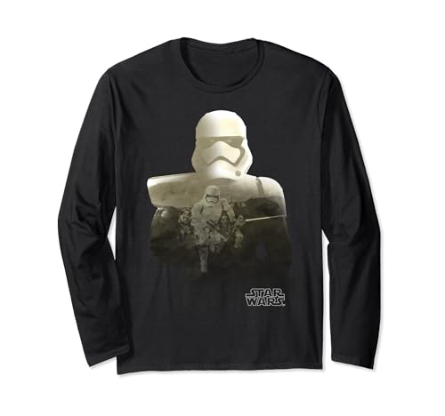 T-shirt Star Wars Troops manches longues en coton peigné premium