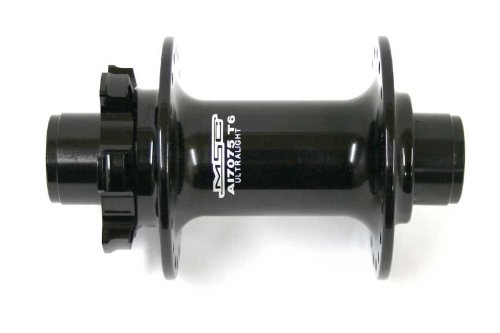 Msc Bikes MSC ULT. 20 X 110 mm - Buje Delantero para Disco de Ciclismo, Color Negro