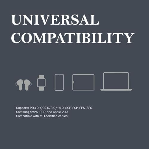 Image of BLACKSHEEP 65W Nothing Gan Trio Charger Adapter | 3 Port USB Type C to A Fast Wall Charging Adaptor Compatible with CMF Phone 1 /Nothing Phone 2a Plus / 2A / 2 / Phone 3a / 3a Pro /Buds /Ear Stick,-Black