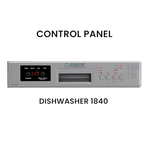 Equator 1840 + GD 075 18 In Dishwasher 10 Place Quiet 110V E-Star Ada+3/4 Hp Garbage Disposer thumb #1