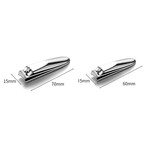 Nagelknipser Set 7PCS Travel Edelstahl Nagelknipser Set Silber Augenbraue Schere Ohr Pick Nagelknipser-Verfassungs… – Bild 7