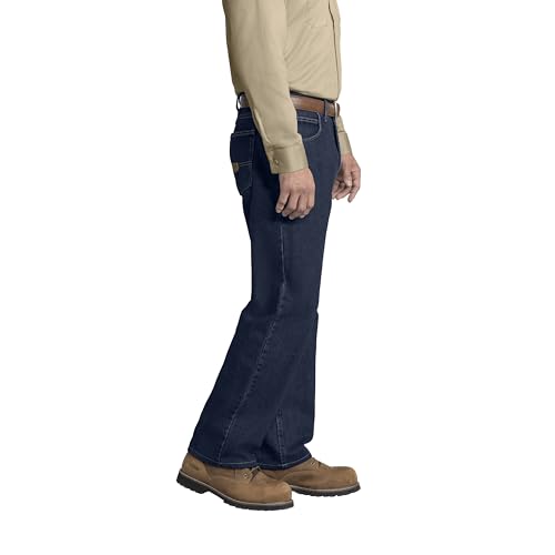 Image of Red Kap Men's Relaxed Fit Jean - Heavy Duty Jeans with Comfortable Denim, 5 Pocket Styling, Tapered Fit for Work Boots